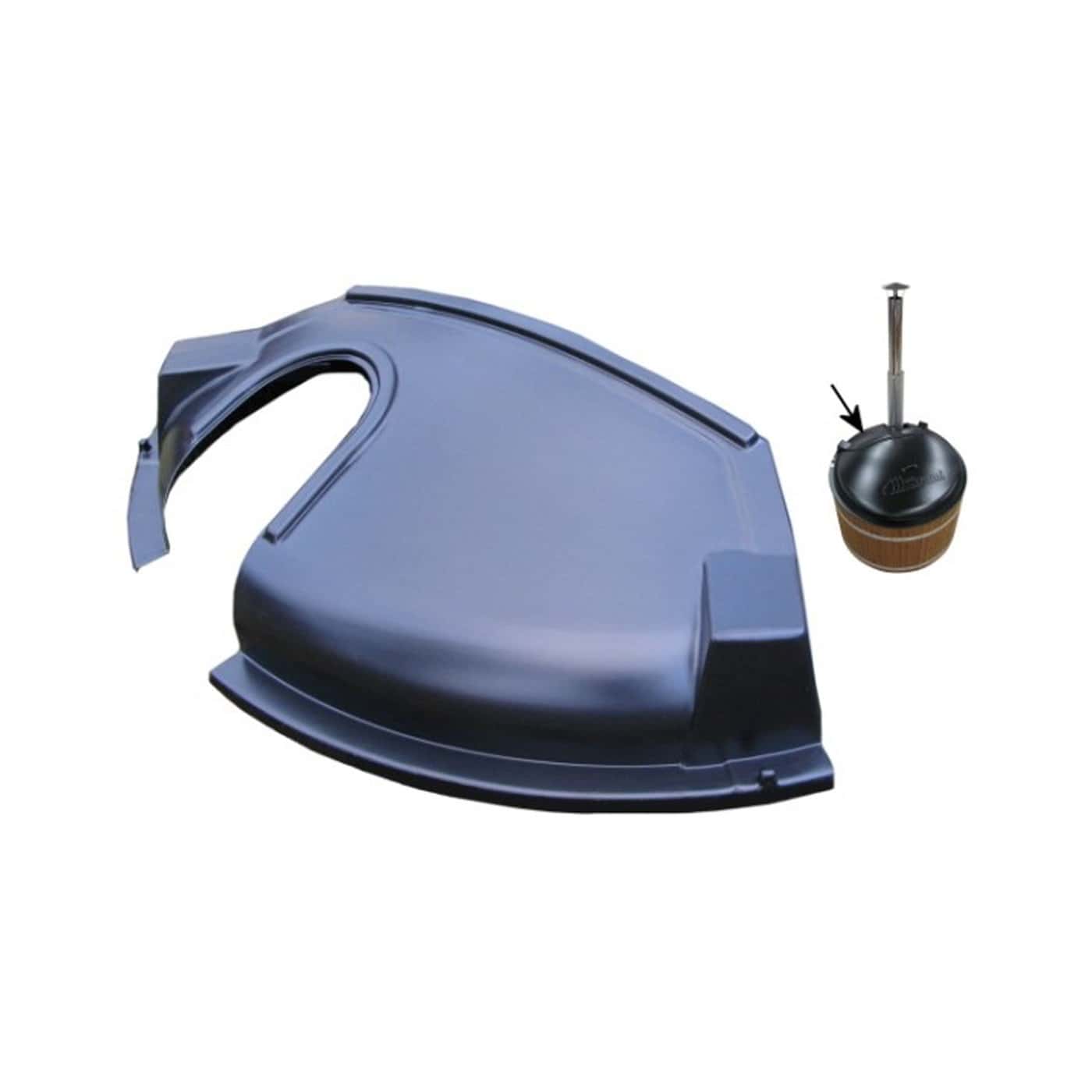 Kirami ABS-Kunststoff-Deckel für Größe M Badefässer mit SUB/SIDE-Ofenteil Galeriebild Kirami ABS-Kunststoff-Deckel für Größe M Badefässer mit SUB/SIDE-Ofenteil Galeriebild