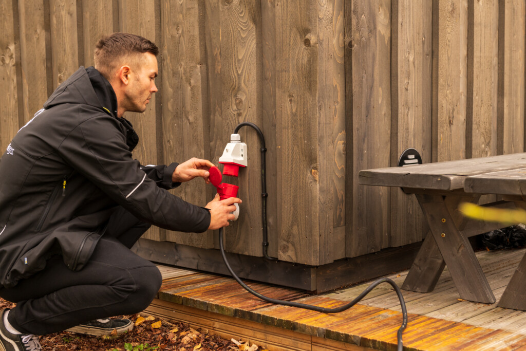 Kirami FinVision Sauna Nordic misty  Annex System Stromanschluss  North SPA Kirami FinVision Sauna Nordic misty  Annex System Stromanschluss