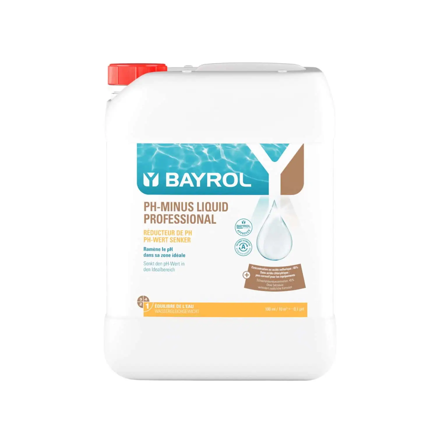 Produktbild 1 - Bayrol pH-Minus Liquid Professional 45 % 20 l - 4008367943349