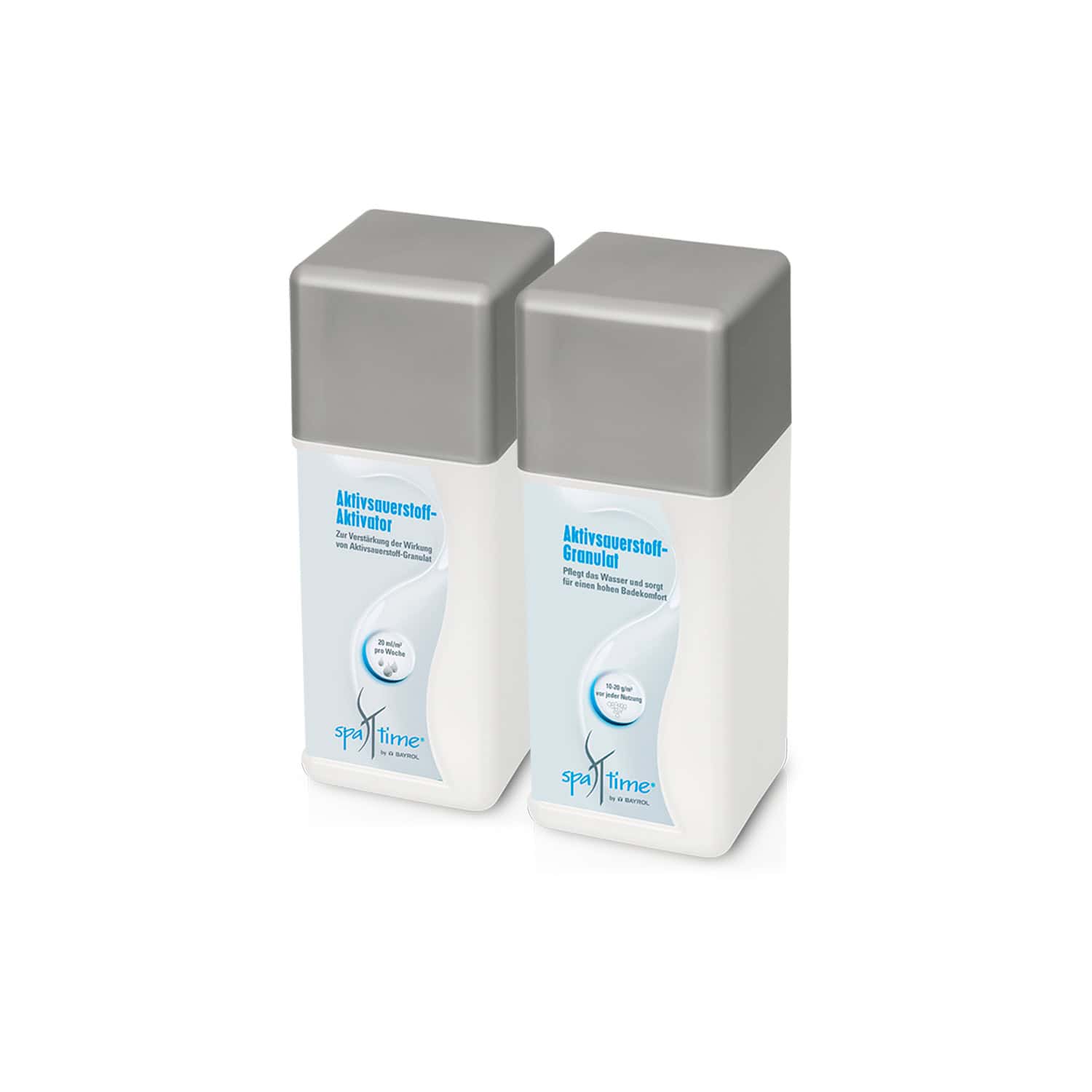 Produktbild 1 - Bayrol SpaTime Aktivsauerstoff-Granulat und -Aktivator im Sparpack Produktbild 1 - Bayrol SpaTime Aktivsauerstoff-Granulat und -Aktivator im Sparpack