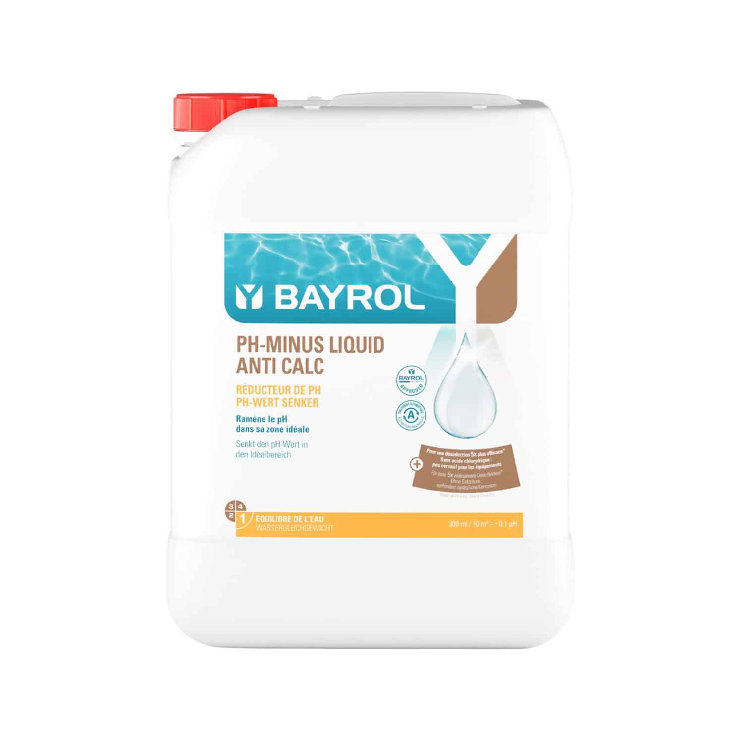 Produktbild 1 - Bayrol pH-Minus Liquid Anti Calc 20 l - 4008367943080 Produktbild 1 - Bayrol pH-Minus Liquid Anti Calc 20 l - 4008367943080