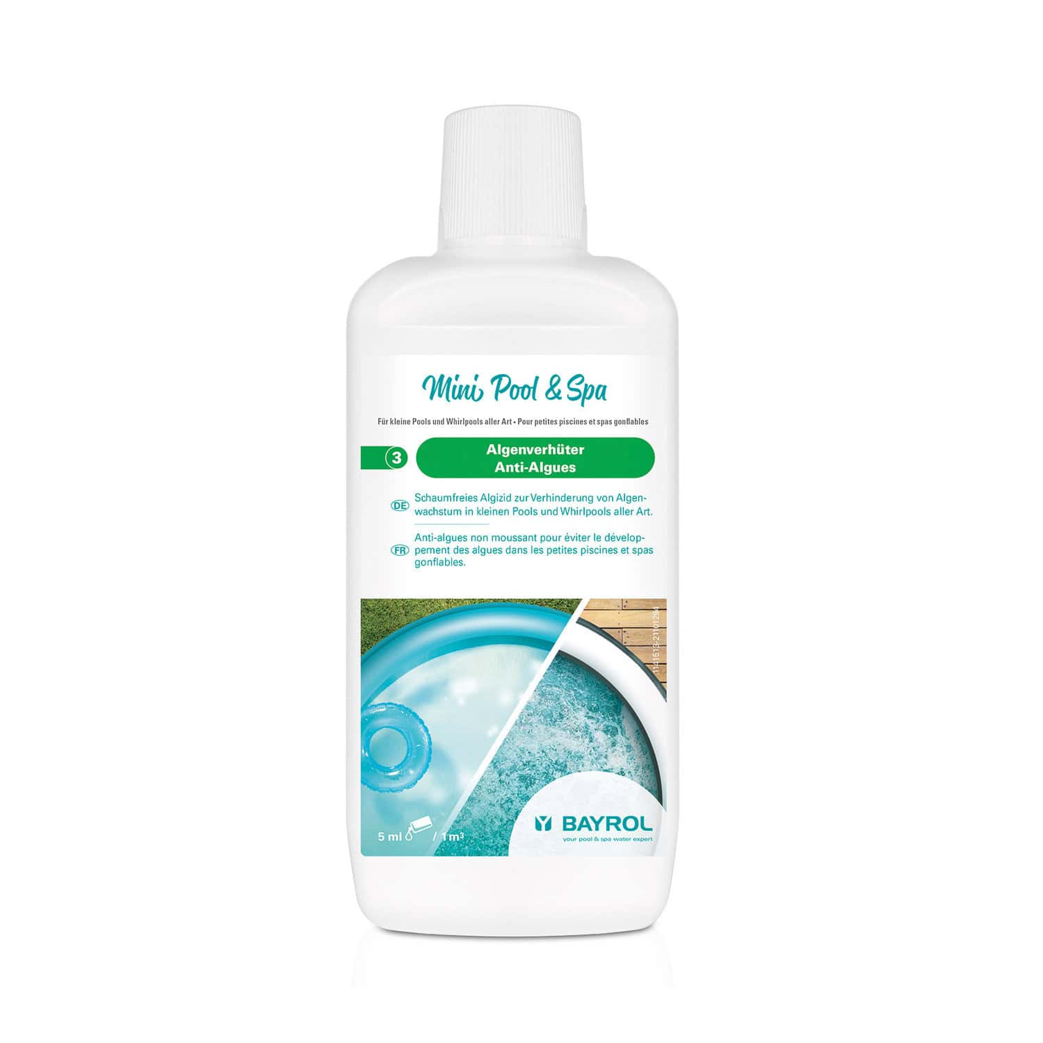 Produktbild 1 - Bayrol Mini Pool Spa Algenverhüter 1 l - 4008367415136 Produktbild 1 - Bayrol Mini Pool Spa Algenverhüter 1 l - 4008367415136