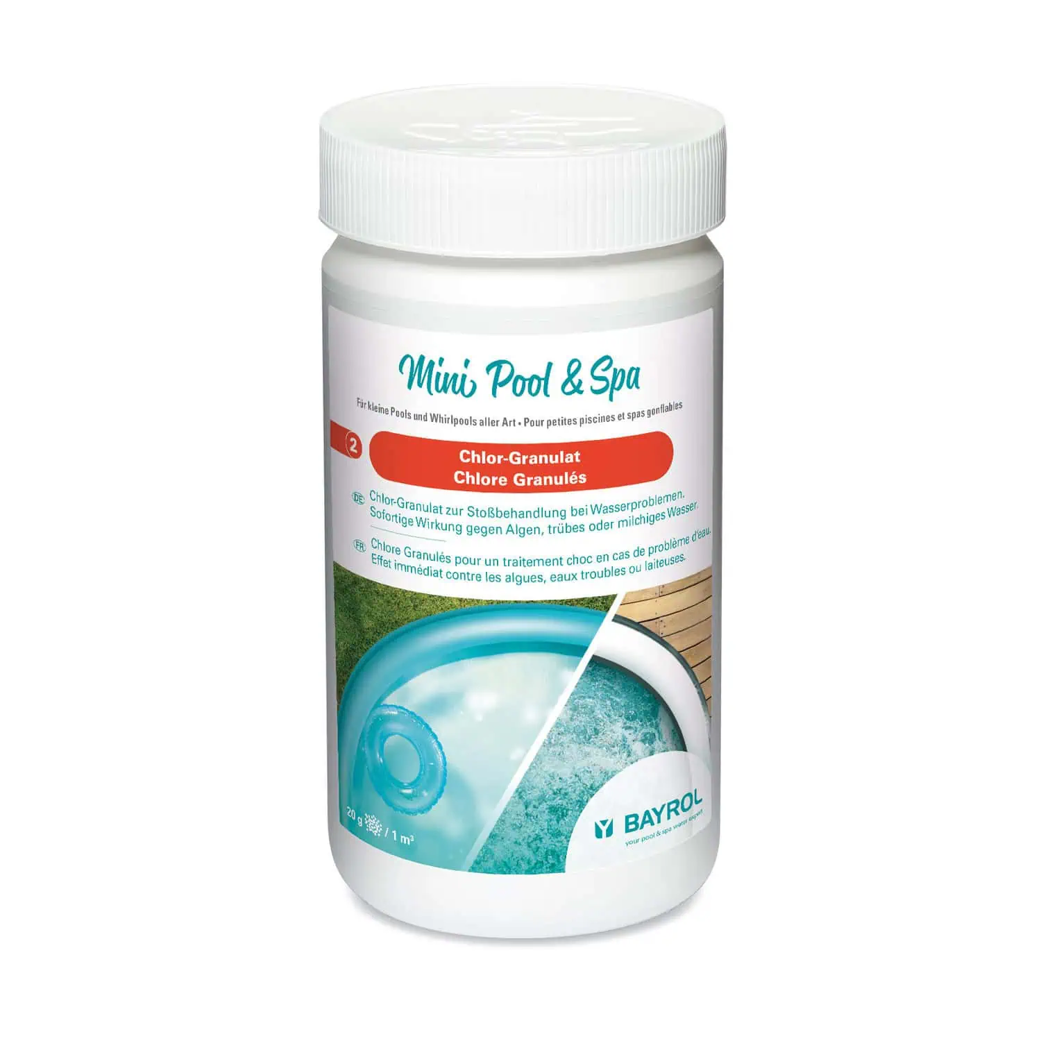 Produktbild 1 - Bayrol Mini Pool Spa Chlor-Granulat 1 kg - 4008367331061 Produktbild 1 - Bayrol Mini Pool Spa Chlor-Granulat 1 kg - 4008367331061