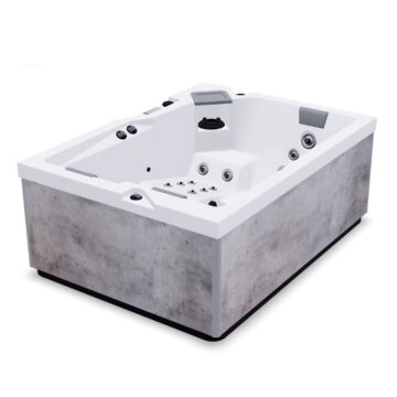 Hanscraft Whirlpool OKA Pearl White Concrete