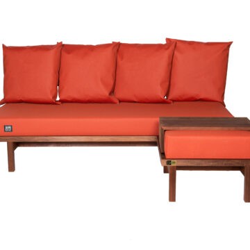 Kirami Sofa Garnitur NordicMisty FinVision orange 