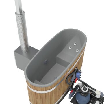 Kirami® Badefass - Premium Tiny S Flow Hybrid