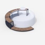 whirlpool   umrandung fuer softub legend stauseeholz anthrazit  x