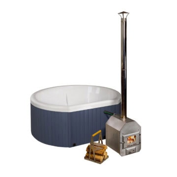 Produktbild 1 - Hanscraft Whirlpool Hot Tub Wave - Dark Grey - Pearl White - 129032