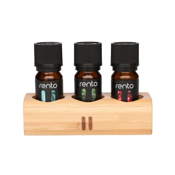 Produktbild 2 - Rento Saunaduft 3 x 10 ml im Bambusbehälter - 6410416159317