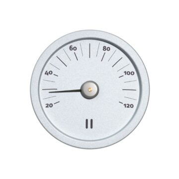 Rento Aluminium-Saunathermometer natur