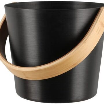 Rento Aluminiumeimer schwarz