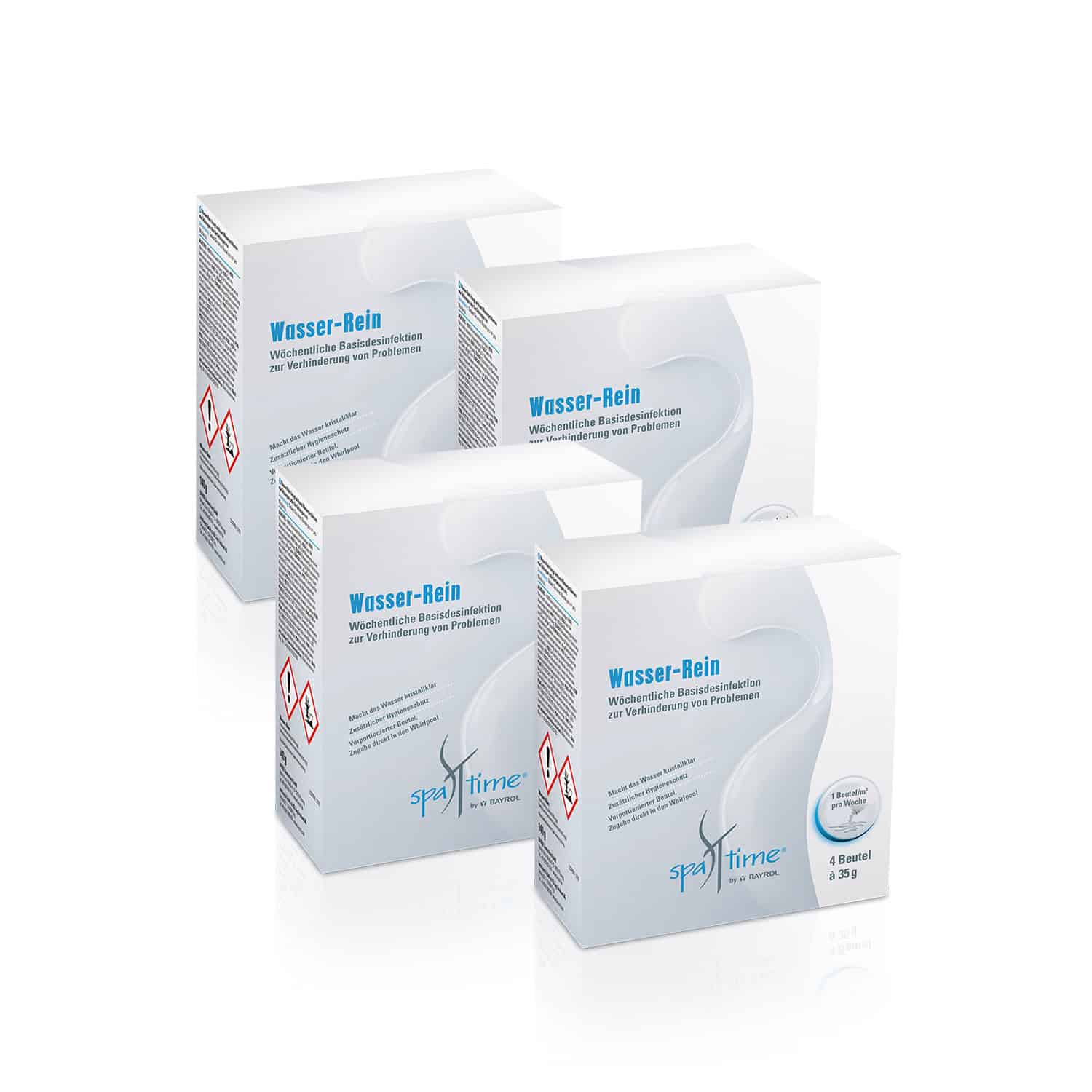 Produktbild 1 - Bayrol SpaTime Wasser-Rein Sparpack 4 Stück