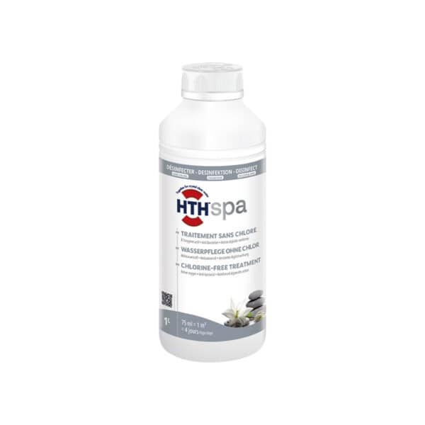 Produktbild 1 - hth SPA WASSERPFLEGE OHNE CHLOR 1 l - 3521684700064 Produktbild 1 - hth SPA WASSERPFLEGE OHNE CHLOR 1 l - 3521684700064
