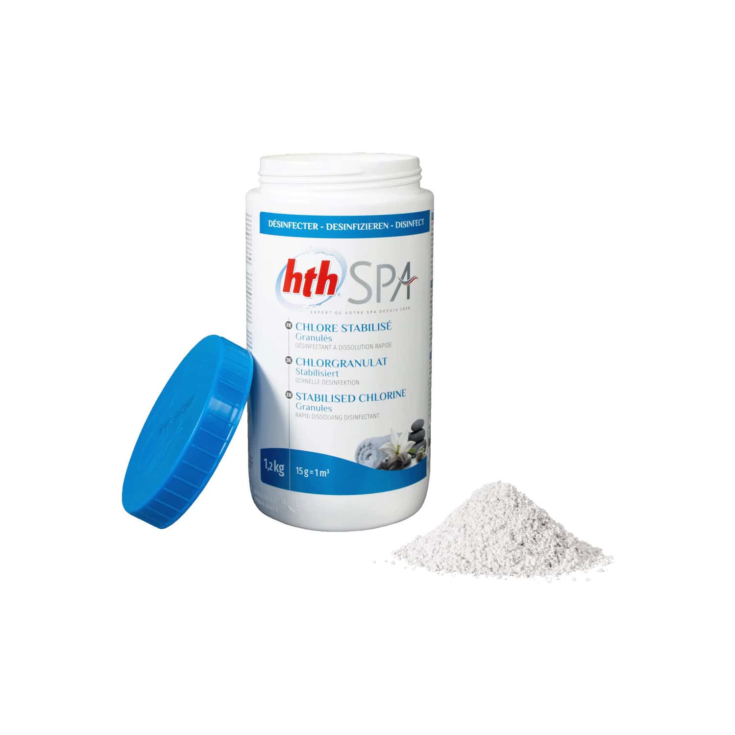 Produktbild 3 - hth SPA CHLOR GRANULAT STABILISIERT 12 kg - 3521686010048 Produktbild 3 - hth SPA CHLOR GRANULAT STABILISIERT 12 kg - 3521686010048