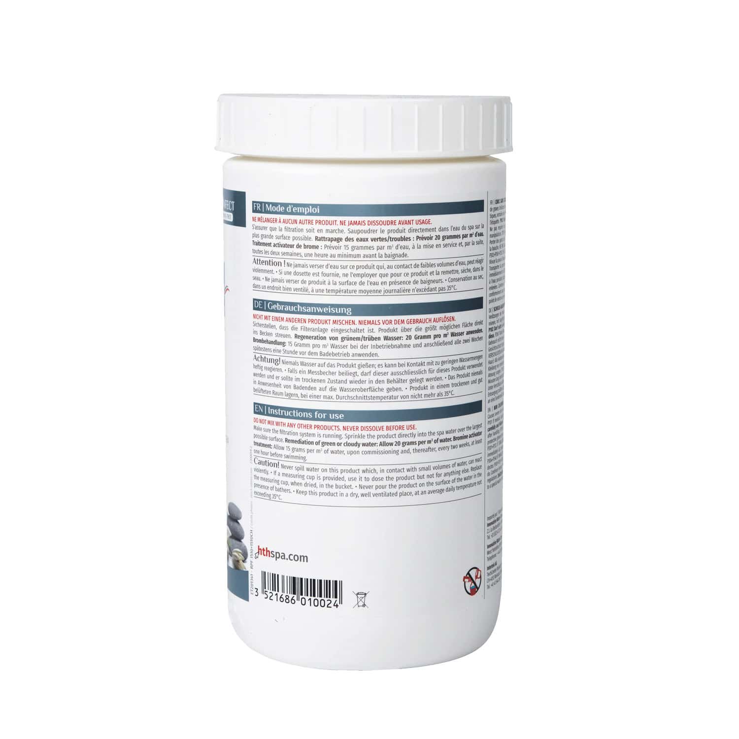 Produktbild 3 - hth SPA SHOCKSAUERSTOFFPULVER 12 kg - 3521686010024 Produktbild 3 - hth SPA SHOCKSAUERSTOFFPULVER 12 kg - 3521686010024