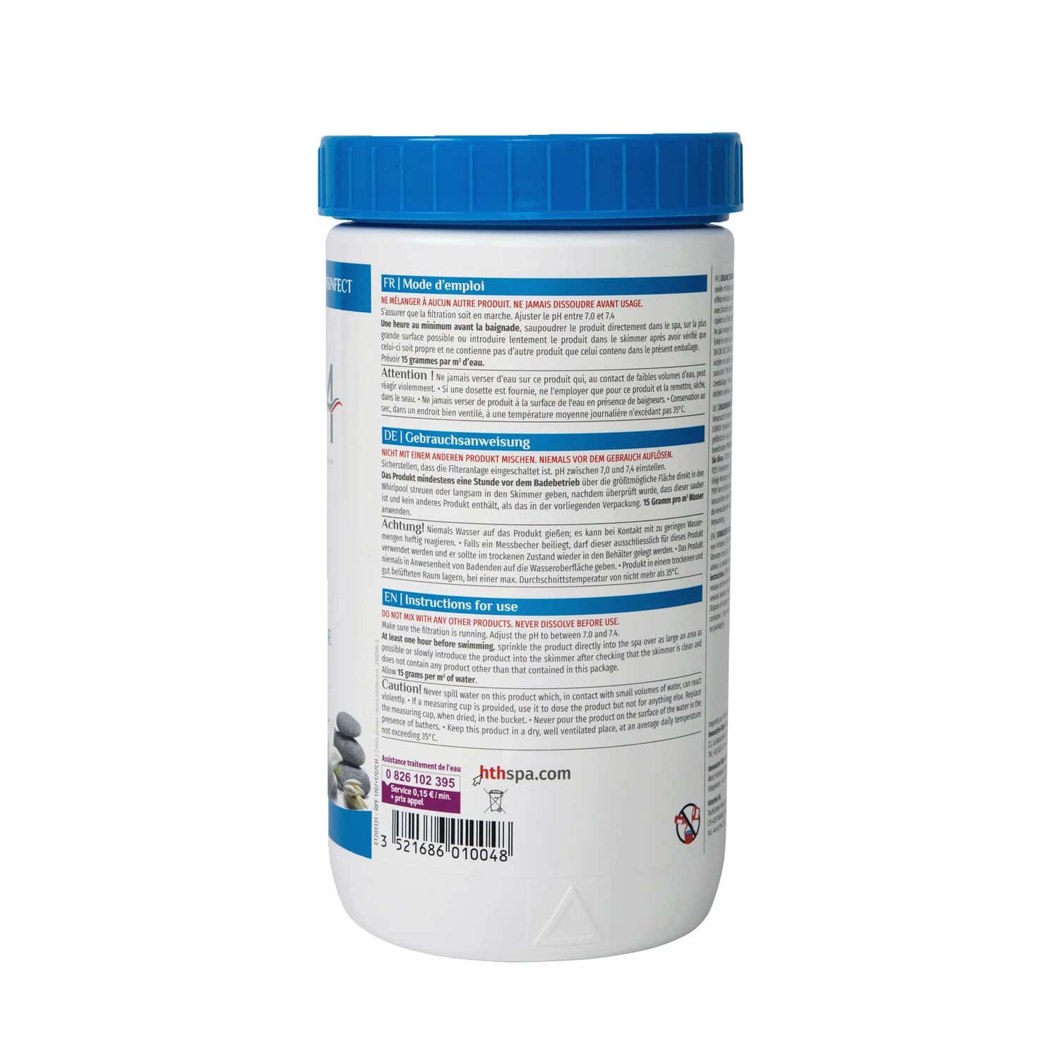 Produktbild 4 - hth SPA CHLOR GRANULAT STABILISIERT 12 kg - 3521686010048 Produktbild 4 - hth SPA CHLOR GRANULAT STABILISIERT 12 kg - 3521686010048