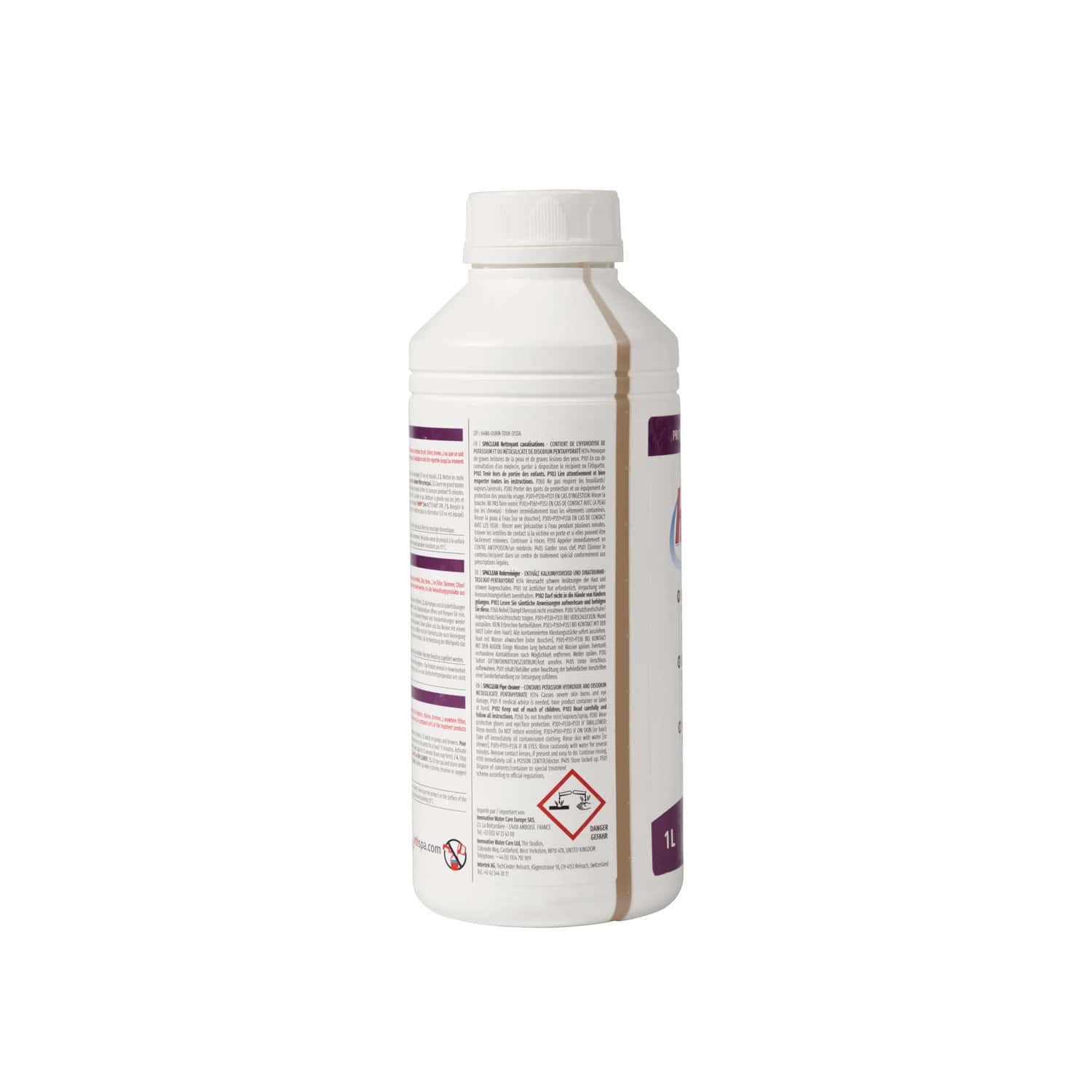 Produktbild 4 - hth SPA SPACLEAN Rohrreiniger 1 l - 3521686010888 Produktbild 4 - hth SPA SPACLEAN Rohrreiniger 1 l - 3521686010888