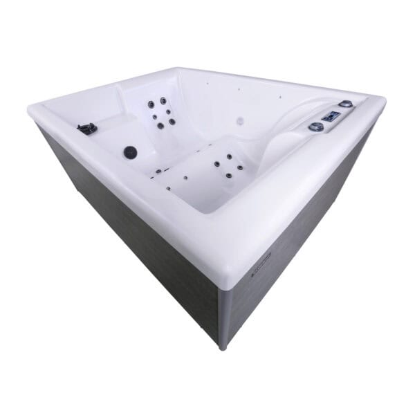 Produktbild 2 - Hanscraft Whirlpool OKA Wave 1 - Concrete - Pearl White - HCOKAWAVE1-Co-PW