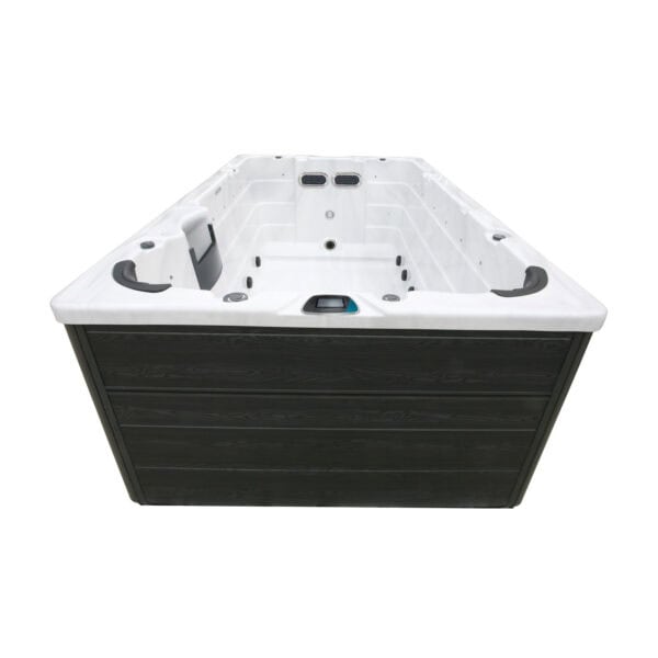 Produktbild 2 - Hanscraft Whirlpool Swim SPA Thor - Grey Oak - Sterling Silver - HCSWIMSPATHOR-GO-SS
