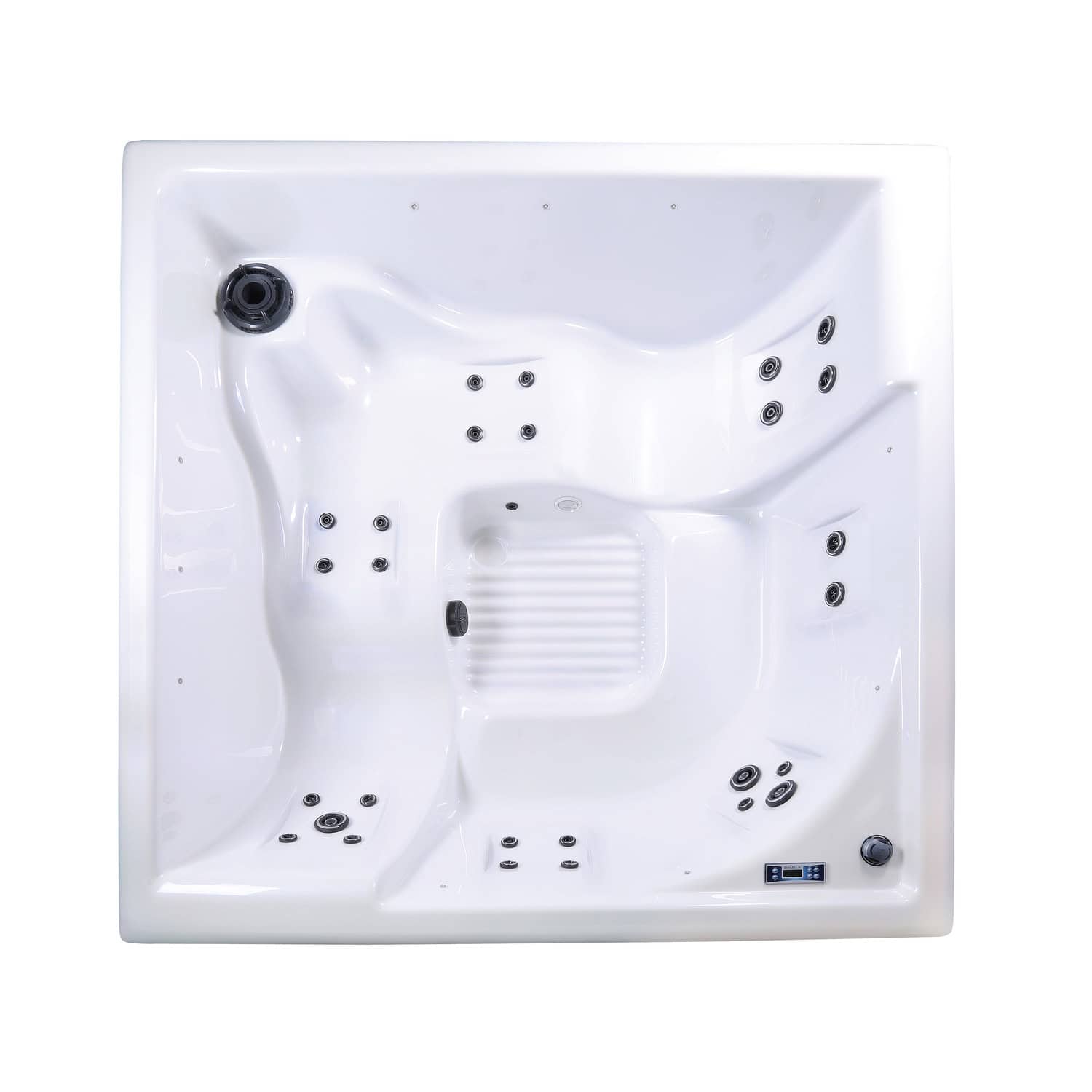 Galeriebild 1 - Hanscraft Whirlpool Plug Play OKA Wave PPOKA WAVE 2 - Pearl White
