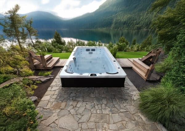 Galeriebild 5 - Hanscraft Whirlpool Swim SPA Asgard - Grey Oak - Sterling Silver - HCSWIMSPAASGARD-GO-SS