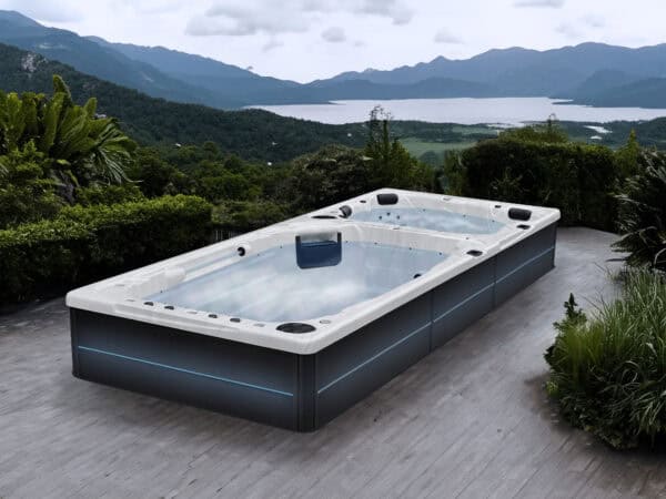 Galeriebild 7 - Hanscraft Whirlpool Swim SPA Valhalla - Grey Oak - Sterling Silver - HCSWIMSPAVALHALLA-GO-SS