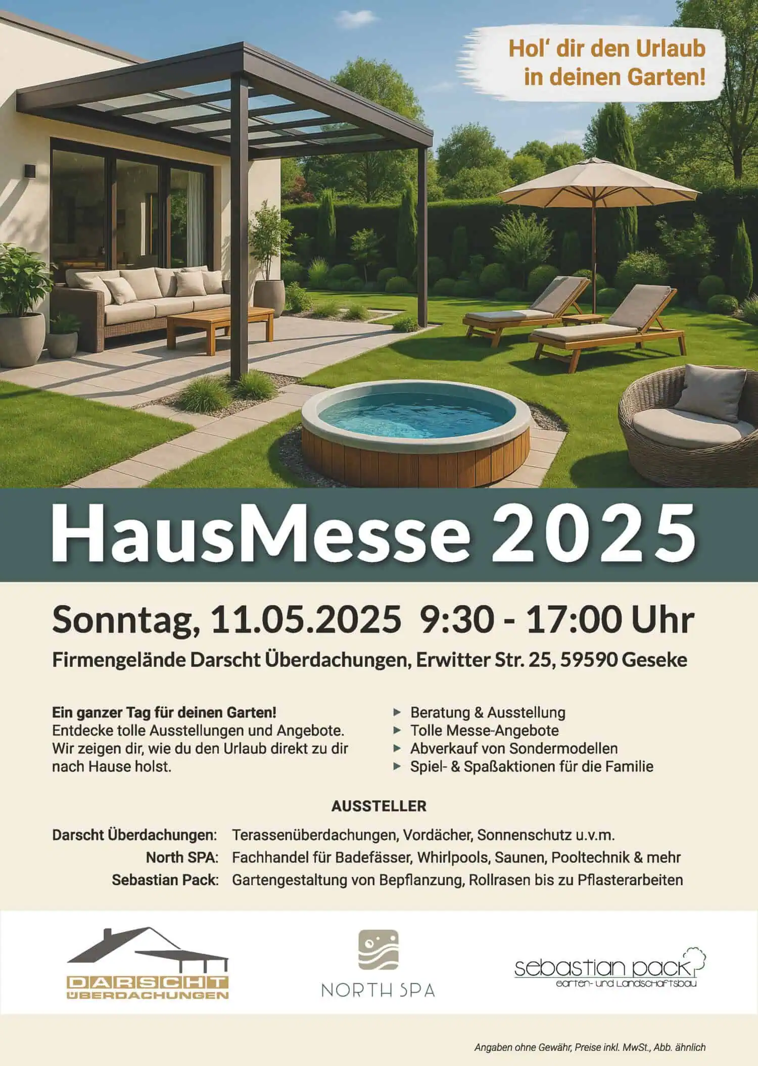 HausMesse Aktionsflyer North SPA HausMesse Aktionsflyer