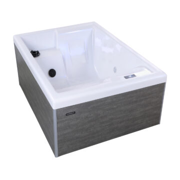 Produktbild    Hanscraft Tauchbecken Cool Pool Pro Team    Afro Grey   Pearl White   HCCOOLPOOLPROT AG PW