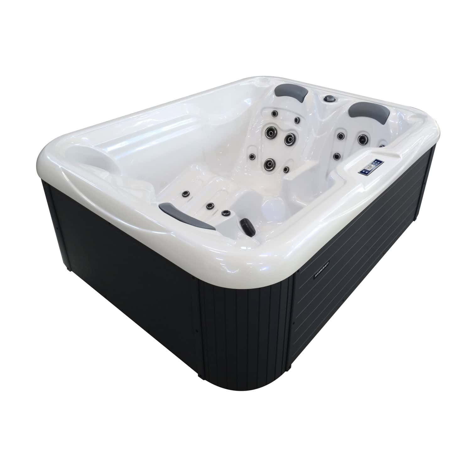 Produktbild 1 - Hanscraft Whirlpool Plug Play HC Design PP 5 - Dark Grey - Pearl White - 126602 Produktbild 1 - Hanscraft Whirlpool Plug Play HC Design PP 5 - Dark Grey - Pearl White - 126602