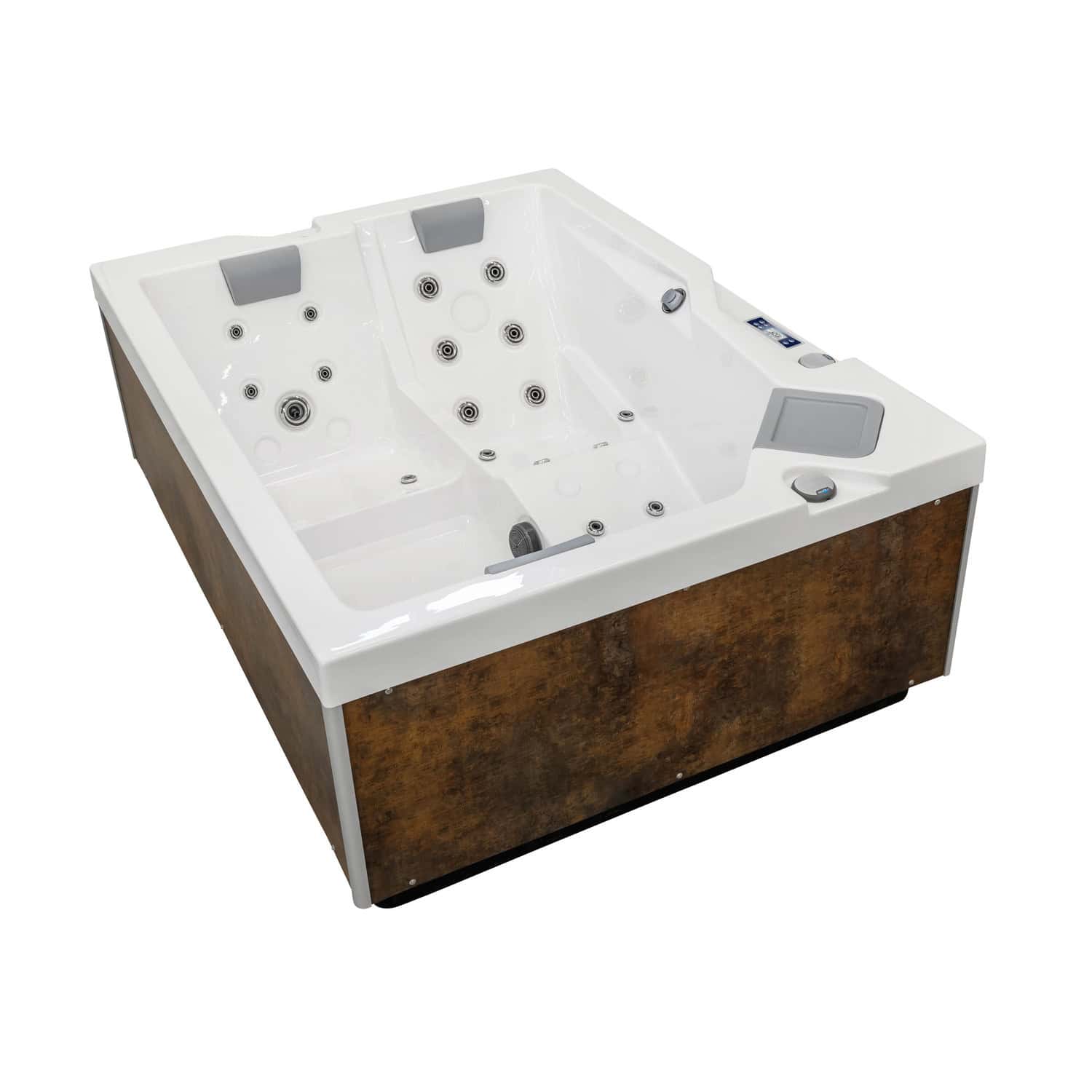 Produktbild 1 - Hanscraft Whirlpool Plug Play OKA Design PPOKA 2 - Patina Bronze - Pearl White - 128935 Produktbild 1 - Hanscraft Whirlpool Plug Play OKA Design PPOKA 2 - Patina Bronze - Pearl White - 128935