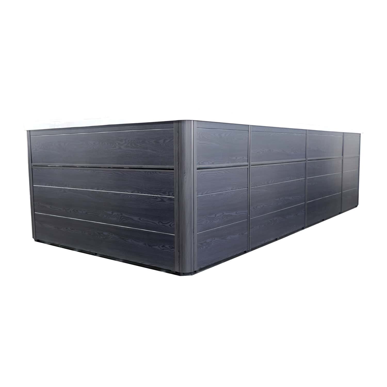 Produktbild 1 - Hanscraft Whirlpool Swim SPA Asgard - Grey Oak - Sterling Silver - HCSWIMSPAASGARD-GO-SS Produktbild 1 - Hanscraft Whirlpool Swim SPA Asgard - Grey Oak - Sterling Silver - HCSWIMSPAASGARD-GO-SS