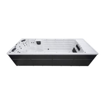 Produktbild 1 - Hanscraft Whirlpool Swim SPA Freya - Grey Oak - Sterling Silver - HCSWIMSPAFREYA-GO-SS