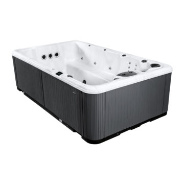 Produktbild 1 - Hanscraft Whirlpool Swim SPA HC Easy Pool - Dark Grey - Sterling Silver - HCSWIMSPAHCEASYPOOL-DG-SS
