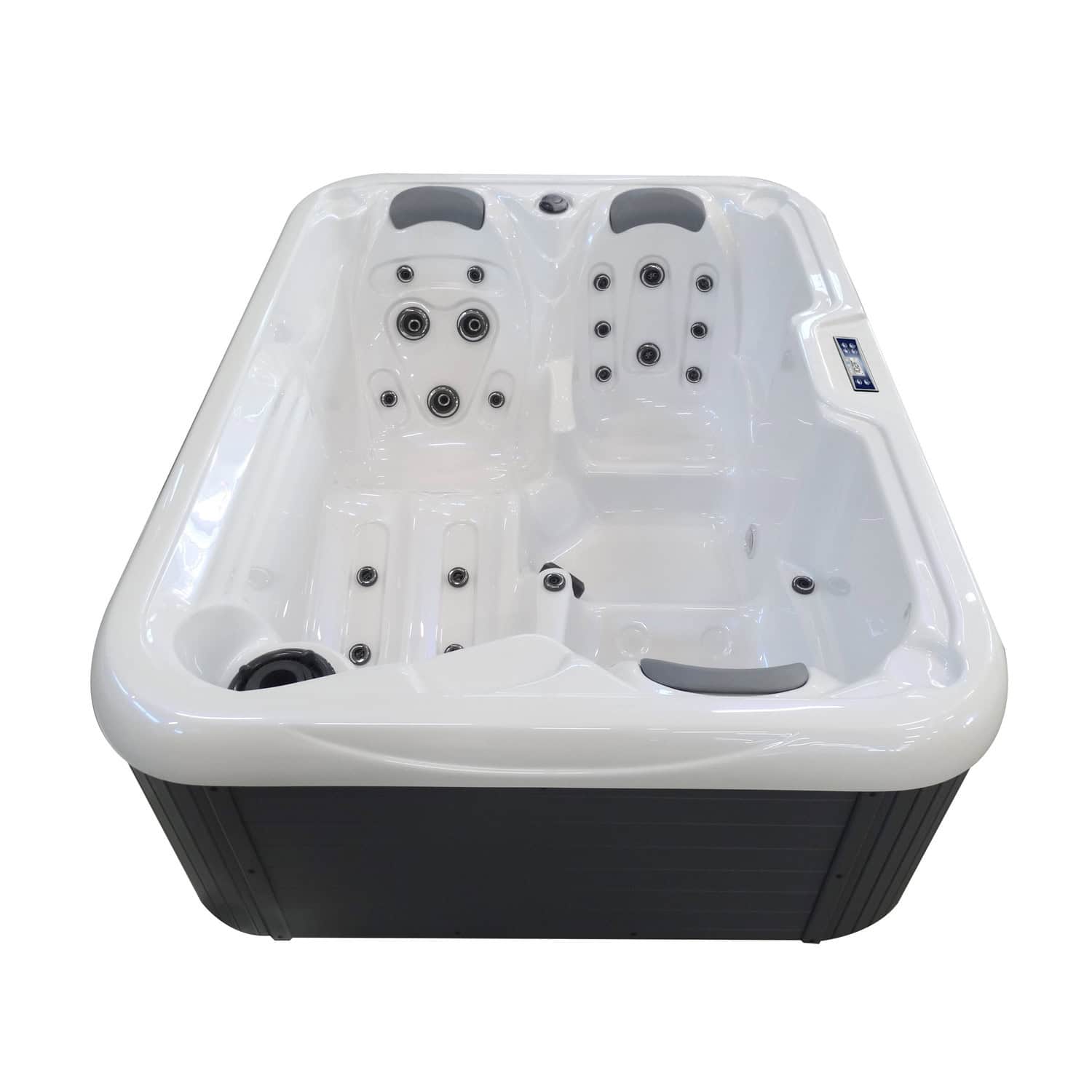 Produktbild 2 - Hanscraft Whirlpool Plug Play HC Design PP 5 - Dark Grey - Pearl White - 126602 Produktbild 2 - Hanscraft Whirlpool Plug Play HC Design PP 5 - Dark Grey - Pearl White - 126602