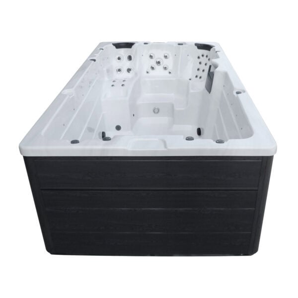 Produktbild 2 - Hanscraft Whirlpool Swim SPA Odin - Grey Oak - Sterling Silver - HCSWIMSPAODIN-GO-SS