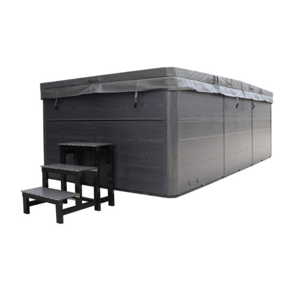 Produktbild 4 - Hanscraft Whirlpool Swim SPA Odin - Grey Oak - Sterling Silver - HCSWIMSPAODIN-GO-SS
