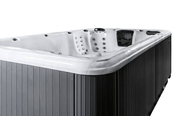 Produktbild 4 - Hanscraft Whirlpool Swim SPA HC Easy Pool - Dark Grey - Sterling Silver - HCSWIMSPAHCEASYPOOL-DG-SS