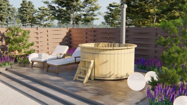Galeriebild 1 - Tuindeco Hot Tub Basic mit Innenofen - 8715815006254
