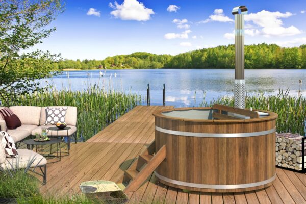 Galeriebild 1 - Tuindeco Hot Tub Thermo mit Innenofen - 8715815051995