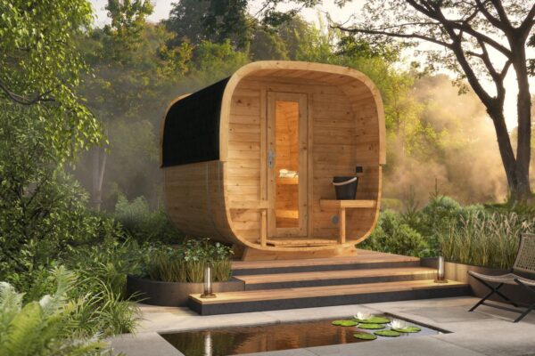 Galeriebild 1 - Tuindeco Sauna Cube - Thermowood - Länge 286 cm - 8715815413885
