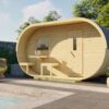 Galeriebild 1 - Tuindeco Sauna Oval - Fichtenholz - 8715815404197