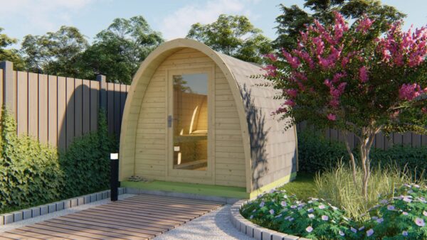 Galeriebild 1 - Tuindeco Sauna POD - Fichtenholz - 259 cm - 8715815413847
