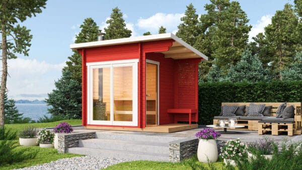Galeriebild 1 - Tuindeco Saunahaus Tampere XS - 8715815413748