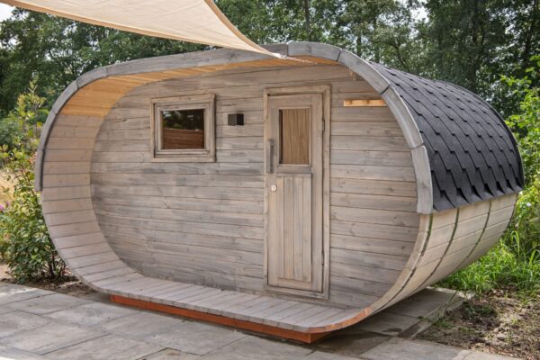Galeriebild 2 - Tuindeco Sauna Oval - Fichtenholz - 8715815404197