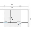 Maße - Tuindeco Sauna Oval - Fichtenholz - 8715815404197