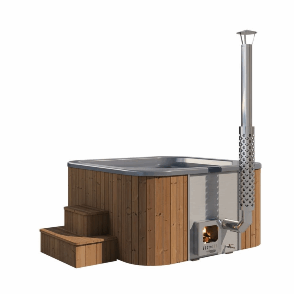 Produktbild    Tuindeco Hot Tub Deluxe quadratisch     North SPA Produktbild    Tuindeco Hot Tub Deluxe quadratisch