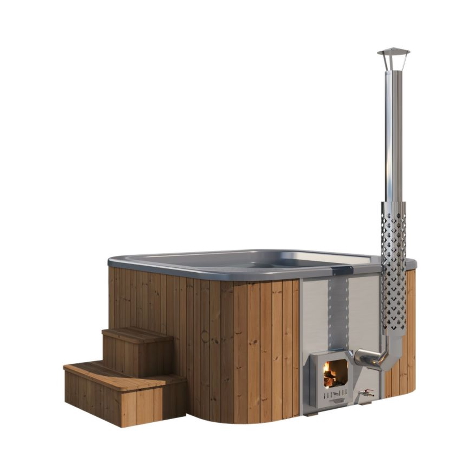 Produktbild 1 - Tuindeco Hot Tub Deluxe quadratisch - 8715815052282