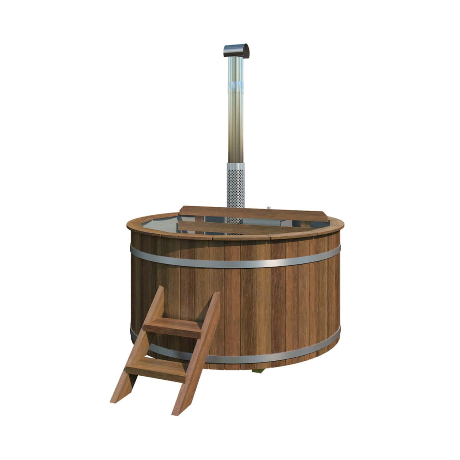 Produktbild 1 - Tuindeco Hot Tub Thermo mit Innenofen - 8715815051995