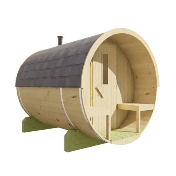 Produktbild 1 - Tuindeco Saunafass - Fichtenholz - Länge 250 cm - 8715815031768 Produktbild 1 - Tuindeco Saunafass - Fichtenholz - Länge 250 cm - 8715815031768