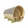 Produktbild 1 - Tuindeco Saunafass mit Umkleidekabine - Fichtenholz - Länge 350 cm - 8715815031782